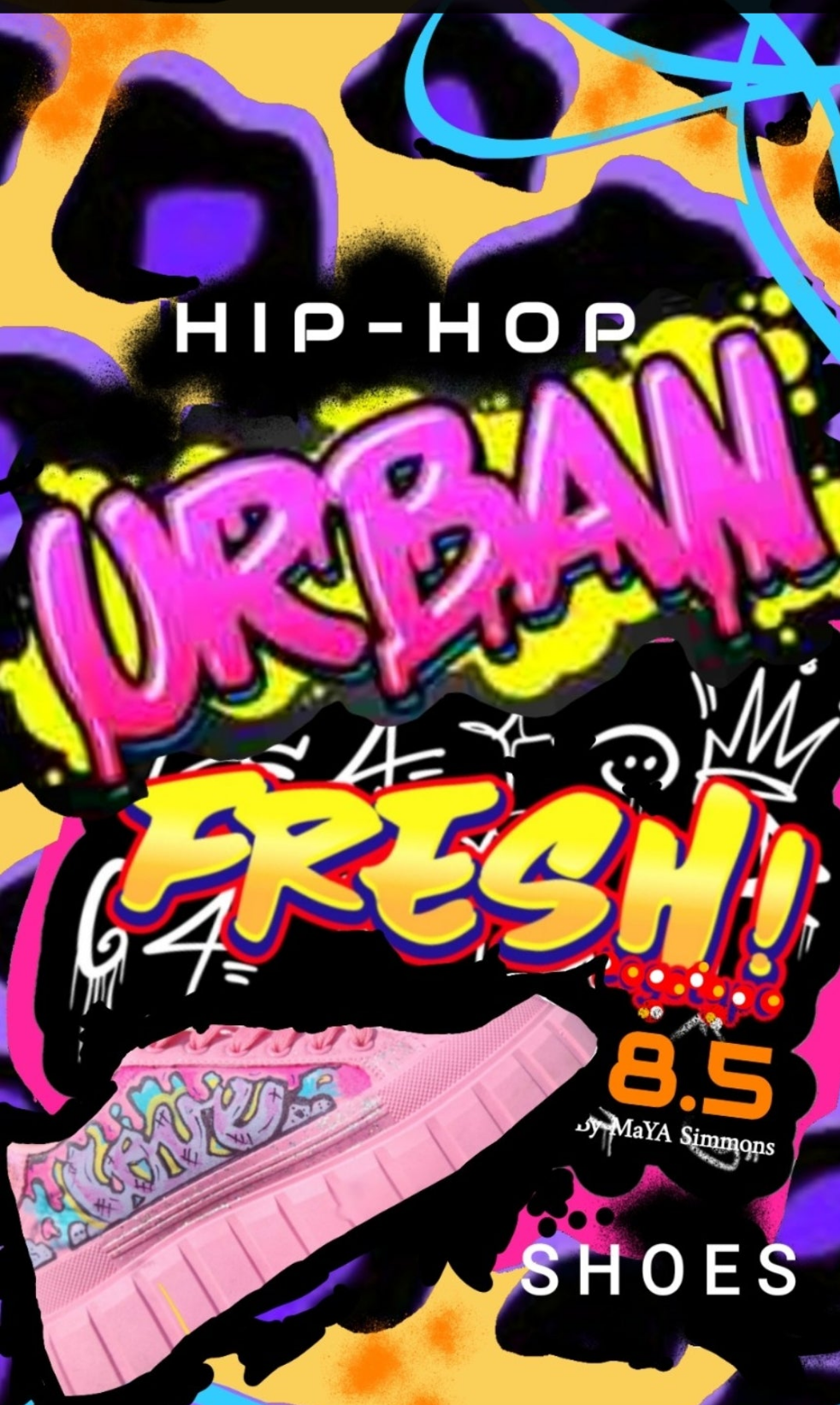 "LoVE KicKz"Skate Fashion Sneaker- URBAN Fresh Shoez