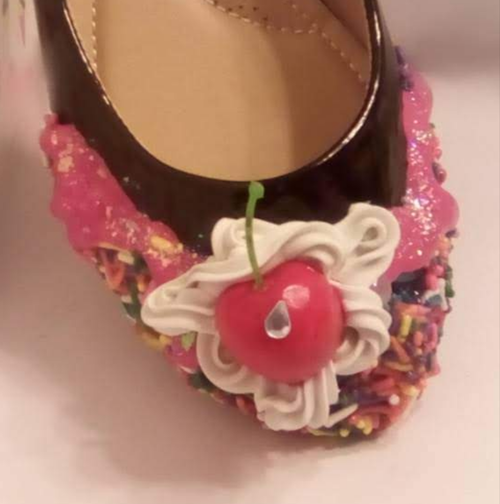🍒 Pink Frosted Sprinkle Flats