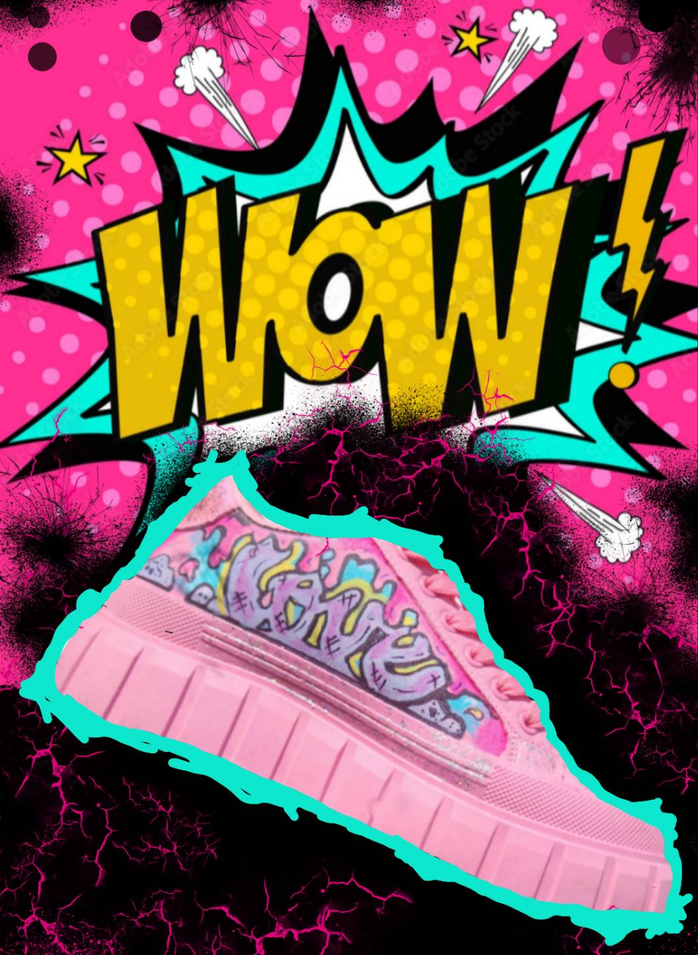 "LoVE KicKz"Skate Fashion Sneaker- URBAN Fresh Shoez