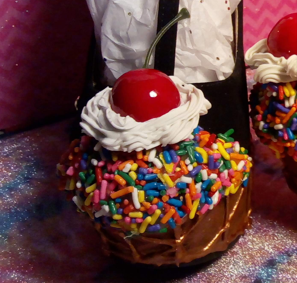 🍓🍒 Sprinkle  Chocolate Sundae Cone- Wedge Heels URBAN Fresh Shoez
