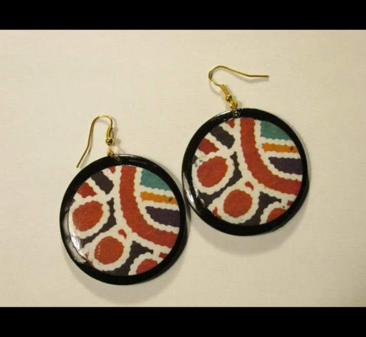 Wooden Tribal Earrings- URBAN Fresh Jewelz
