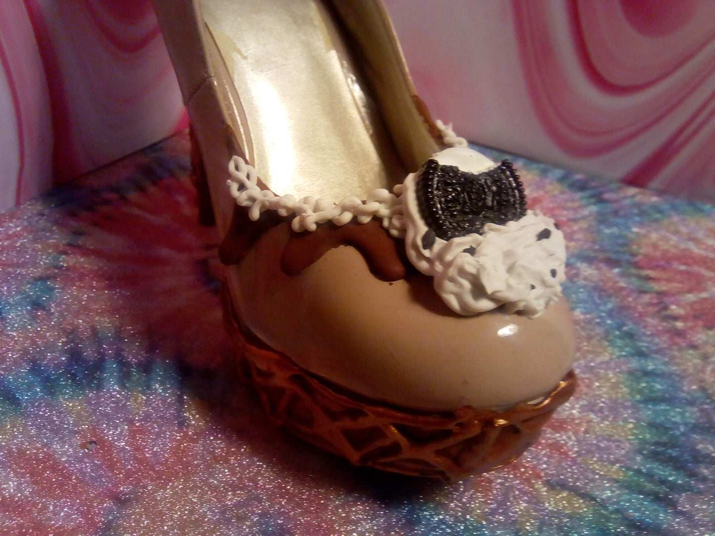 🍪Cookies N' Creme Ice Cream Cone Heel-                       URBAN Fresh Shoez          CakeShoesByMaya