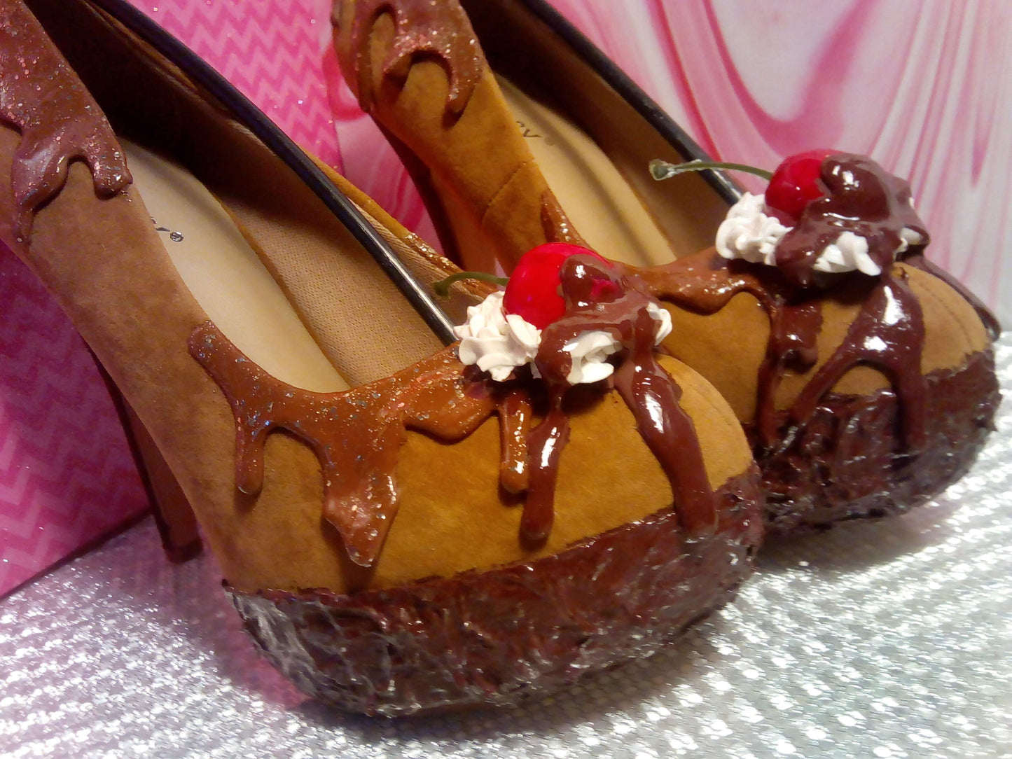 🍪Cookies N' Creme Ice Cream Cone Heel-                       URBAN Fresh Shoez          CakeShoesByMaya