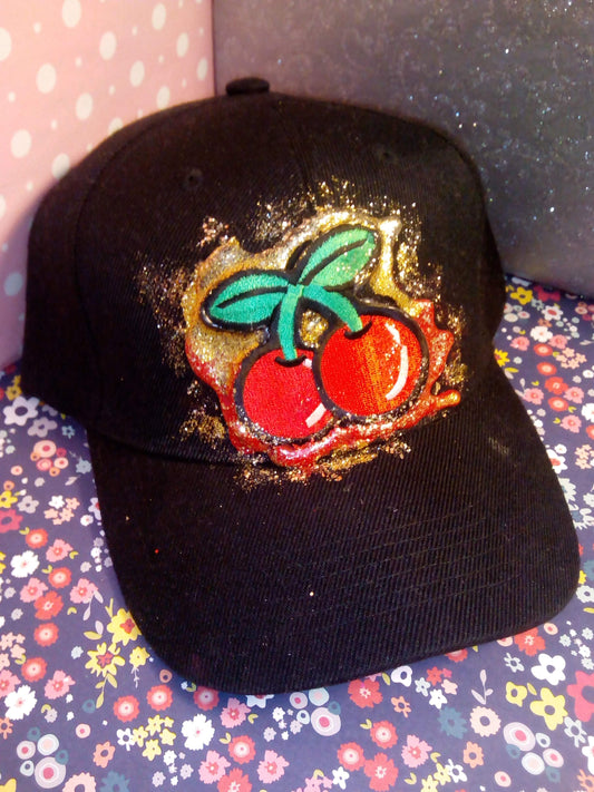 "Big Cherry" Black Hat-URBAN Fresh
