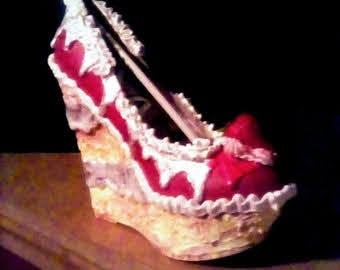 🍓 Strawberry Shortcake Cake Wedge Heels