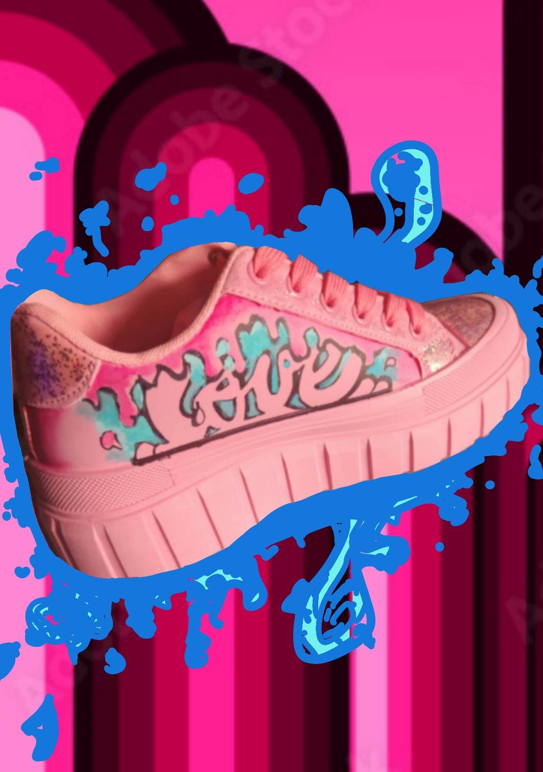 "LoVE KicKz"Skate Fashion Sneaker- URBAN Fresh Shoez