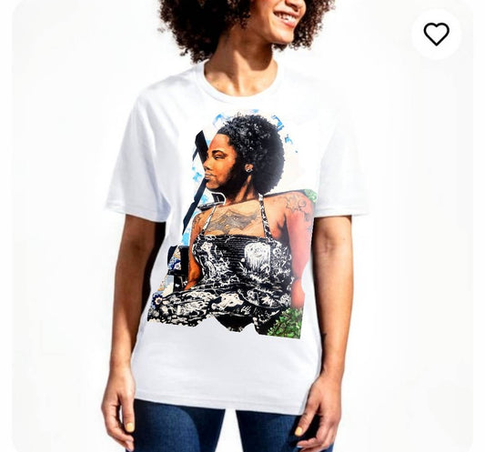 "Gazing" Portrait of Willie Mae Tee-                                  URBAN Fresh Tee's