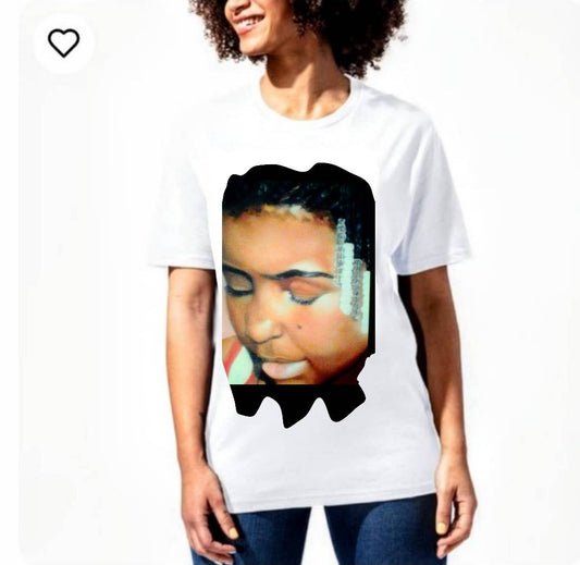 "Beaded Glory" Portrait Tee- URBAN Fresh Tee's ♥️
