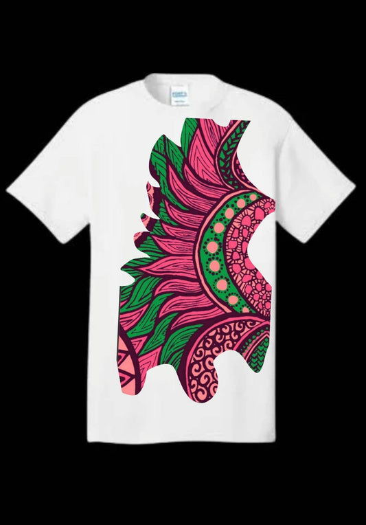 PINK TRIBAL Paisley Tee-            URBAN Fresh Tee's